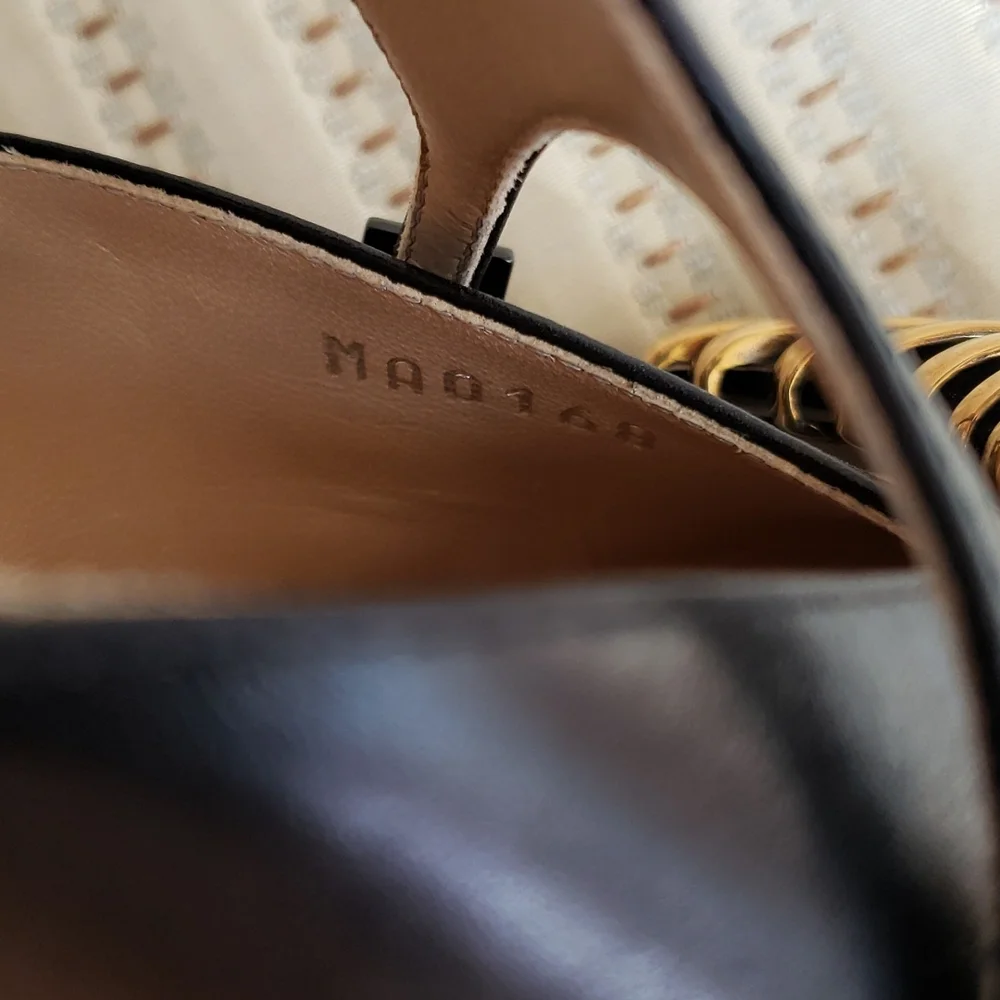 LOUIS VUITTON COLORBLOCK HEADLINE SLINGBACK PUMPS - Picture 11 of 14